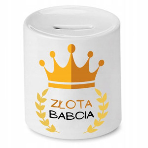 Skarbonka Dla Babci Złota Babcia Gold Grandma