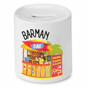 Skarbonka Dla Barmana Barman Bar Prezent