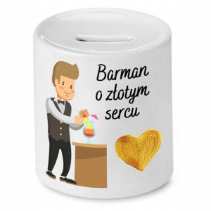 Skarbonka Dla Barmana Barman O Złotym Sercu