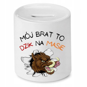 Skarbonka Dla Brata Dzik Na Masie Prezent