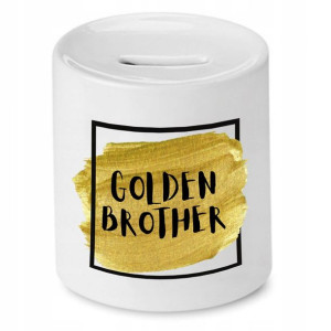 Skarbonka Dla Brata Golden Brother Prezent