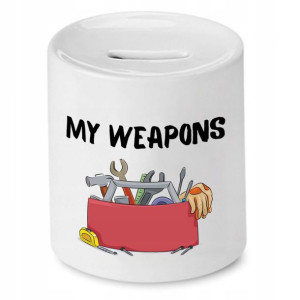 Skarbonka Dla Budowlańca My Weapons Prezent