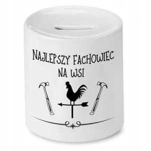 Skarbonka Dla Budowlańca Najlepszy Na Wsi Prezent