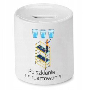 Skarbonka Dla Budowlańca Po Szklanie Prezent