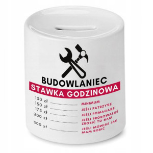 Skarbonka Dla Budowlańca Stawka Godzinowa Prezent