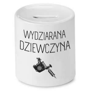 Skarbonka Dla Dziewczyny Wydziarana Dziewczyny