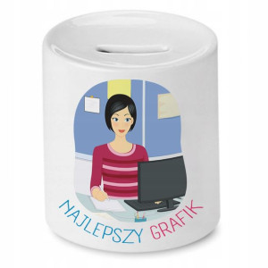 Skarbonka Dla Grafika Najlepszy Grafik Prezent