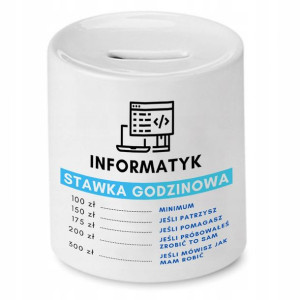 Skarbonka Dla Informatyka Stawka Godzinowa Prezent