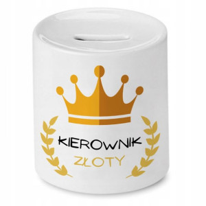 Skarbonka Dla Kierownika Kierownik Złoty Prezent