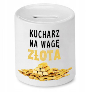 Skarbonka Dla Kucharza Na Wagę Złota Prezent