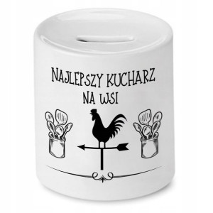 Skarbonka Dla Kucharza Najlepszy Na Wsi Prezent