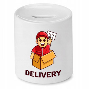 Skarbonka Dla Kuriera Delivery Prezent