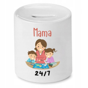 Skarbonka Dla Mamy Matki Mama 24/7 Prezent