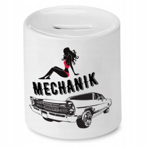 Skarbonka Dla Mechanika Mechanik Mechanic Prezent