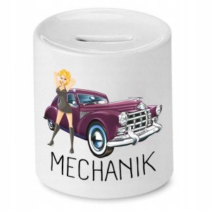 Skarbonka Dla Mechanika Mechanik Mechanic Prezent