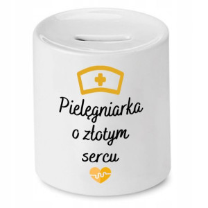 Skarbonka Dla Pielęgniarki O Złotym Sercu
