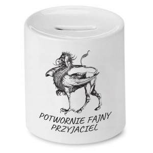 Skarbonka Dla Przyjaciela Potwornie Fajny