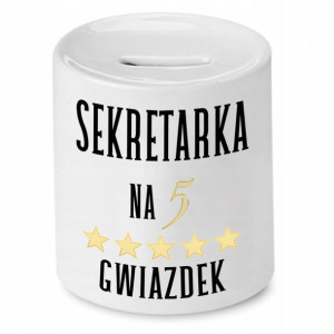 Skarbonka Dla Sekretarki Na 5 Gwiazdek Prezent