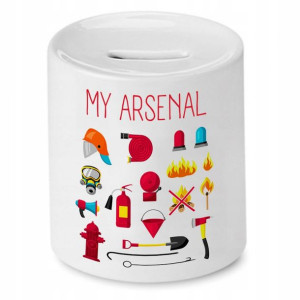 Skarbonka Dla Strażaka My Arsenal Na Prezent