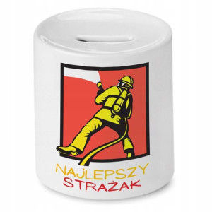 Skarbonka Dla Strażaka Najlepszy Strażak Prezent