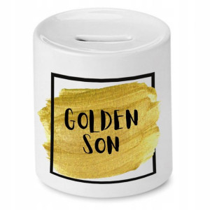 Skarbonka Dla Syna Golden Son Prezent
