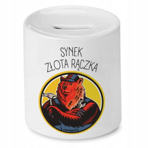 Skarbonka Dla Syna Synek Złota Rączka Prezent
