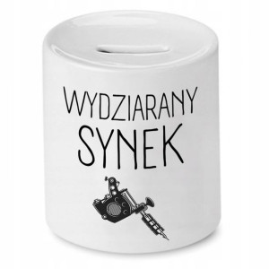 Skarbonka Dla Syna Wydziarany Synek Prezent
