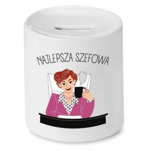 Skarbonka Dla Szefa Najlepsza Szefowa Prezent