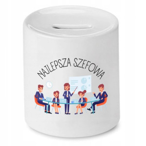 Skarbonka Dla Szefa Najlepsza Szefowa Prezent