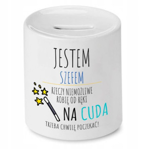 Skarbonka Dla Szefa Szefowa Jestem Szefem Prezent