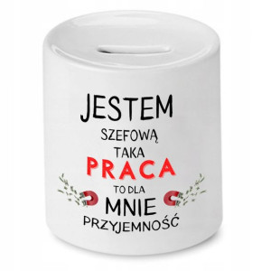 Skarbonka Dla Szefa Szefowa Jestem Szefową Prezent