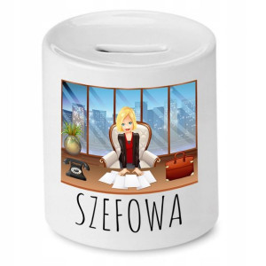 Skarbonka Dla Szefa Szefowa Prezent