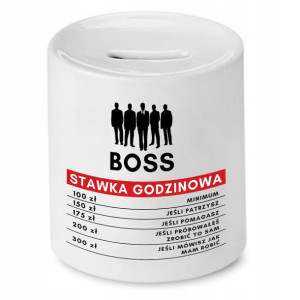 Skarbonka Dla Szefa Szefowa Stawka Godzinowa
