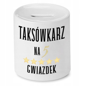 Skarbonka Dla Taksówkarza Na Pięć Gwiazdek