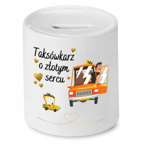 Skarbonka Dla Taksówkarza O Złotym Sercu Prezent