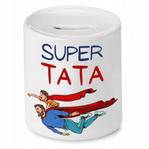 Skarbonka Dla Taty Super Tata Super Dad Prezent