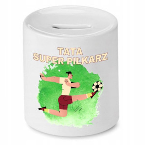 Skarbonka Dla Taty Tata Super Piłkarz Prezent