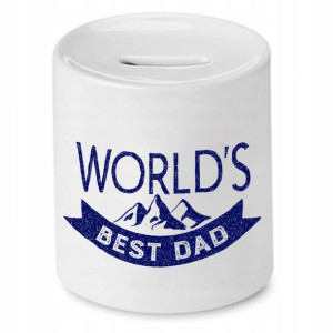 Skarbonka Dla Taty World's Best Dad Prezent