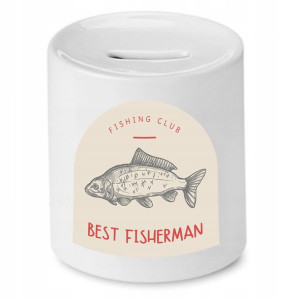 Skarbonka Dla Wędkarza Best Fisherman Prezent