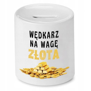 Skarbonka Dla Wędkarza Na Wagę Złota Prezent