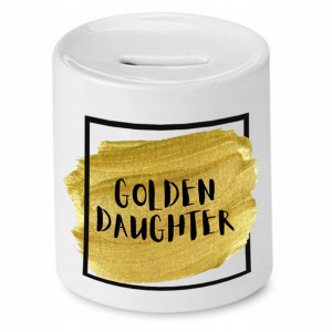Skarbonka Dla Złotej Córki Golden Daughter Prezent