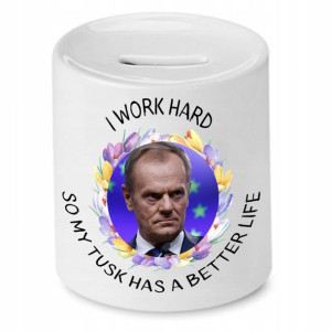 Skarbonka Donald Tusk Platforma Po I Work Hard