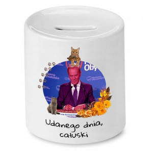 Skarbonka Donald Tusk Udanego Dnia Całuski