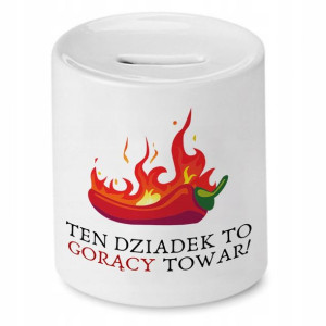 Skarbonka Dzień Dziadka Gorący Towar Prezent