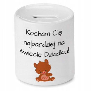 Skarbonka Dzień Dziadka Kocham Cie Najbardziej
