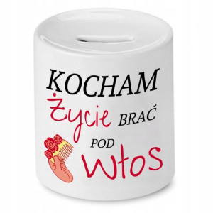 Skarbonka Fryzjera Fryzjerki Życie Brać Pod Włos