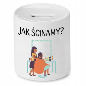 Skarbonka Fryzjerki Fryzjera Jak Ścinamy? Prezent