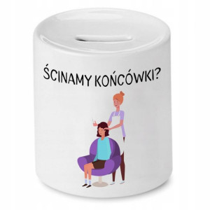 Skarbonka Fryzjerki Fryzjera Ścinamy Końcówki?