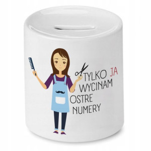 Skarbonka Fryzjerki Fryzjera Wycinam Ostre Numery