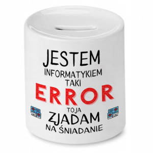 Skarbonka Informatyka Programisty Error Prezent